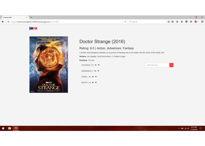 Cinema Safe – screenshot 2