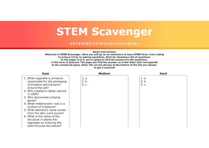 STEM Scavenger – screenshot 1