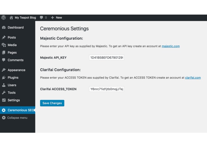 Ceremonious SEO – screenshot 3