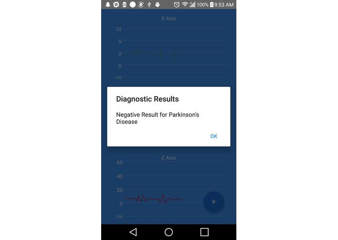 Parkinson's Diagnostic Tool – screenshot 3