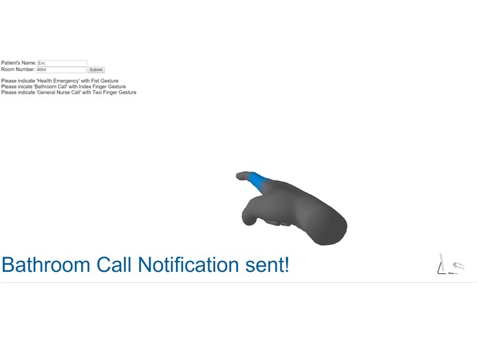 Gesture Based Caregiving – screenshot 2