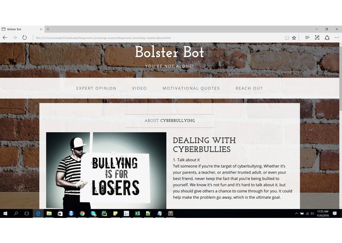 Bolster Bot – screenshot 1
