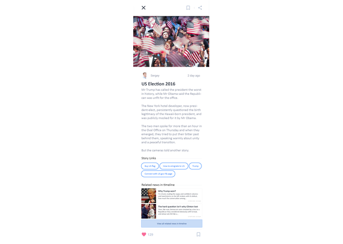 StoryLinks – screenshot 1