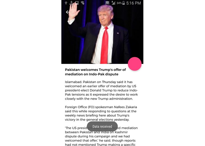 Offline News, a crowd-sourced news mesh network. – screenshot 3