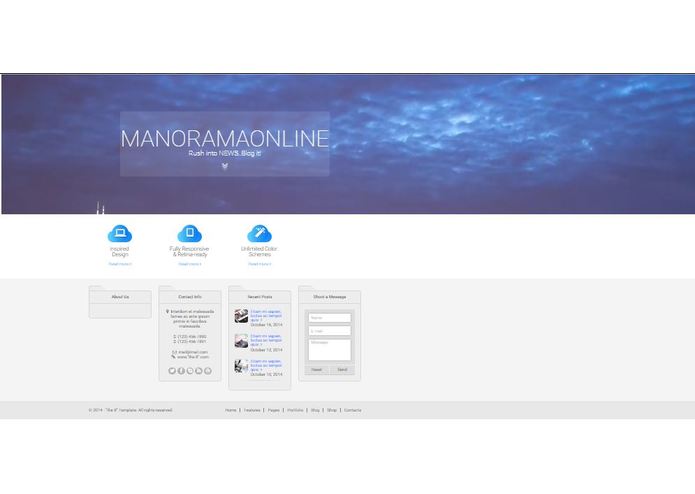 blog design – screenshot 1