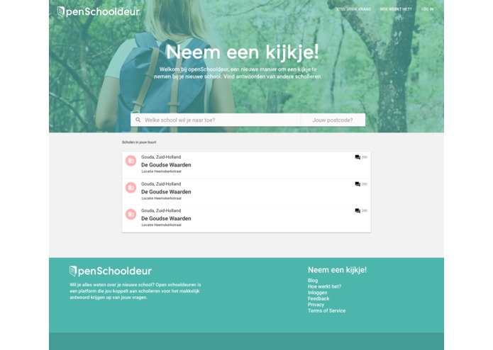 openSchooldeur – screenshot 1