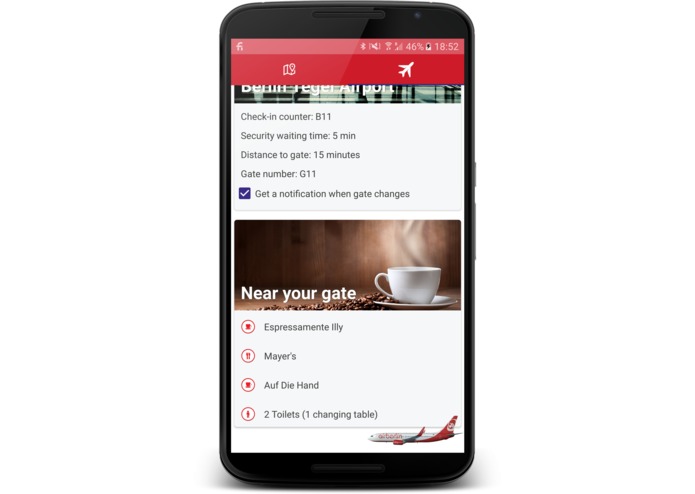 Airport Navigator - Your gate, restaurants & more – screenshot 1