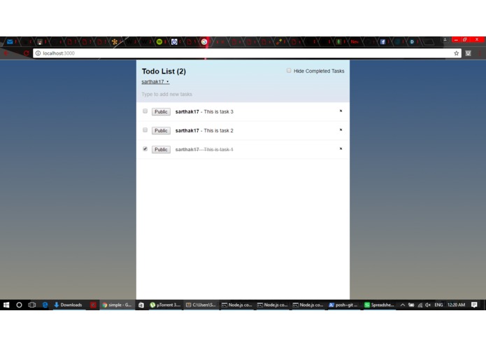 todo-list – screenshot 1