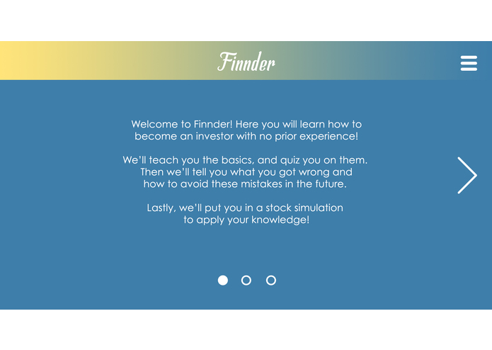 Finnder (Finra Challenge) – screenshot 3