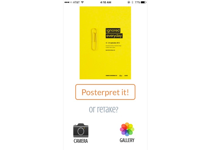 Posterpret – screenshot 2