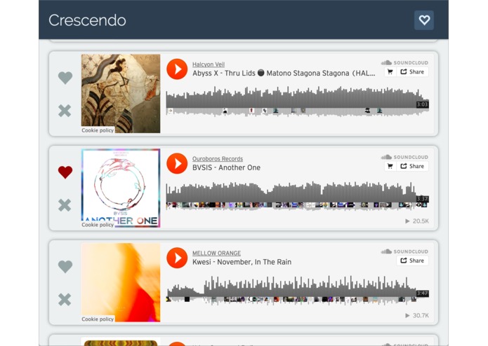 Crescendo – screenshot 1