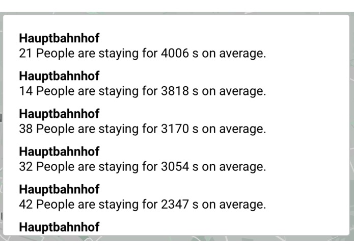 Public Transport Analytics – screenshot 2