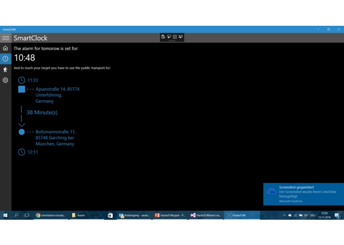 Smart Alarm – screenshot 1