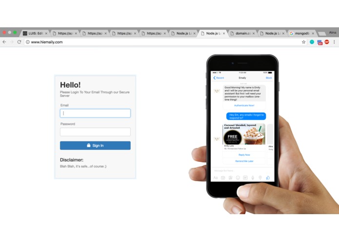 Emaily – screenshot 1
