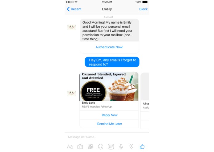 Emaily – screenshot 2