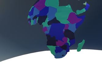 Global Data Visualization in VR