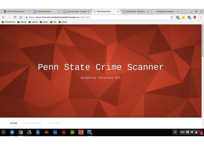 PSU Crime Scanner – screenshot 1