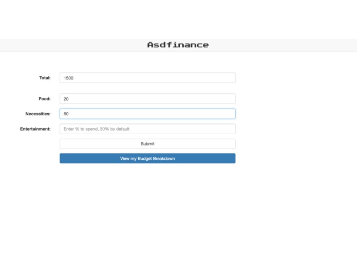 asdfinance – screenshot 1