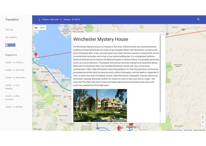 travelytics – screenshot 2