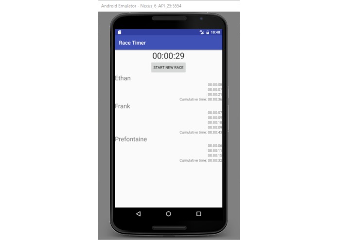 Multiathlete Timer – screenshot 1