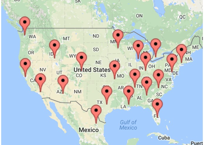 Twitter Sentiment Map – screenshot 1