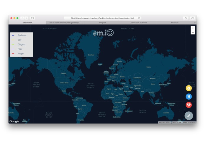 Em.io  – screenshot 1