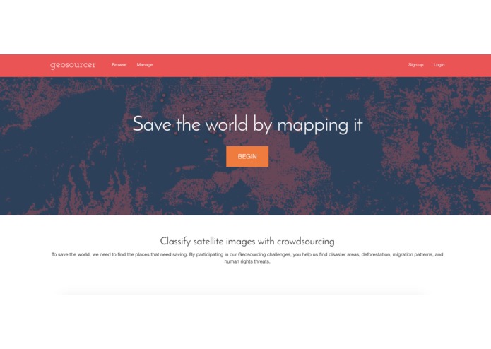 Geosourcer – screenshot 1
