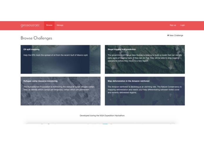 Geosourcer – screenshot 2