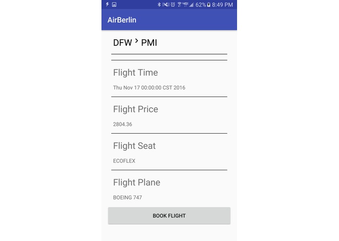 AirBerlin schedule updater – screenshot 5