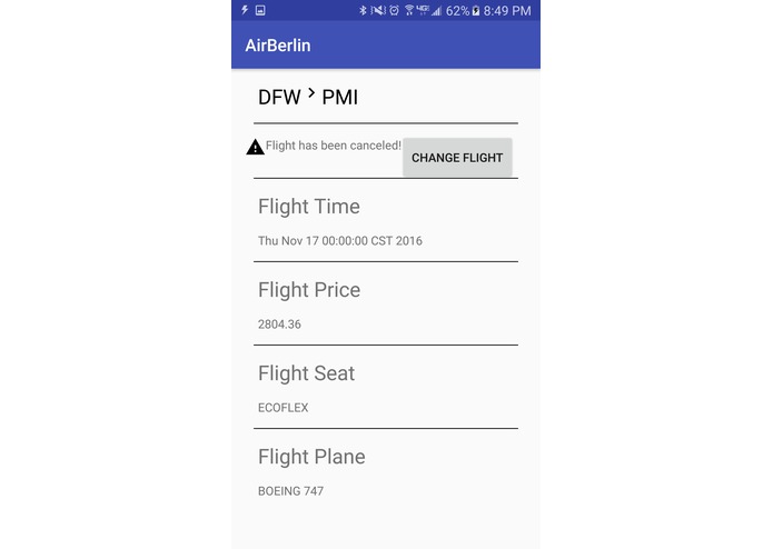 AirBerlin schedule updater – screenshot 8