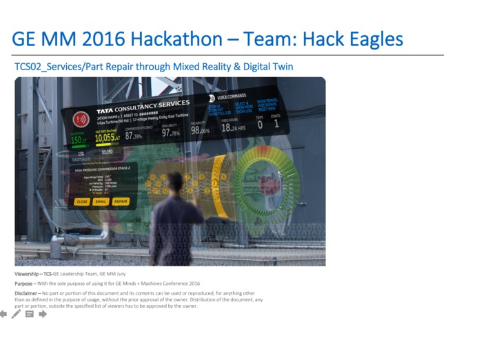 Part Repair through Digital Twin and Mixed Reality – screenshot 1