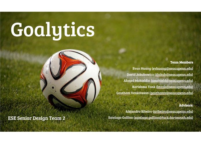 Team 2: Goalytics – screenshot 1