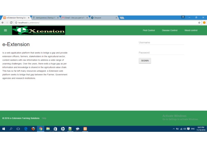 e-Extension – screenshot 1