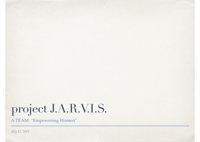 project J.A.R.V.I.S. – screenshot 1