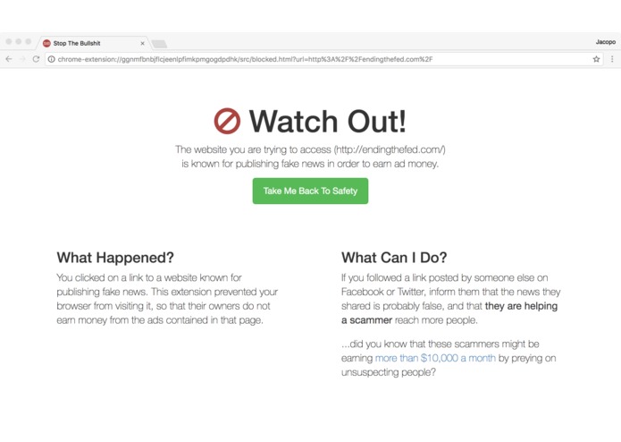 stop-the-bullsh*t – screenshot 1