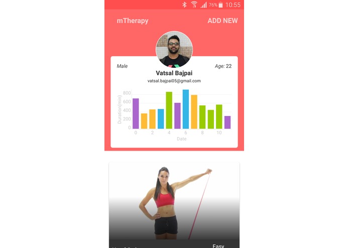 mTherapy – screenshot 1