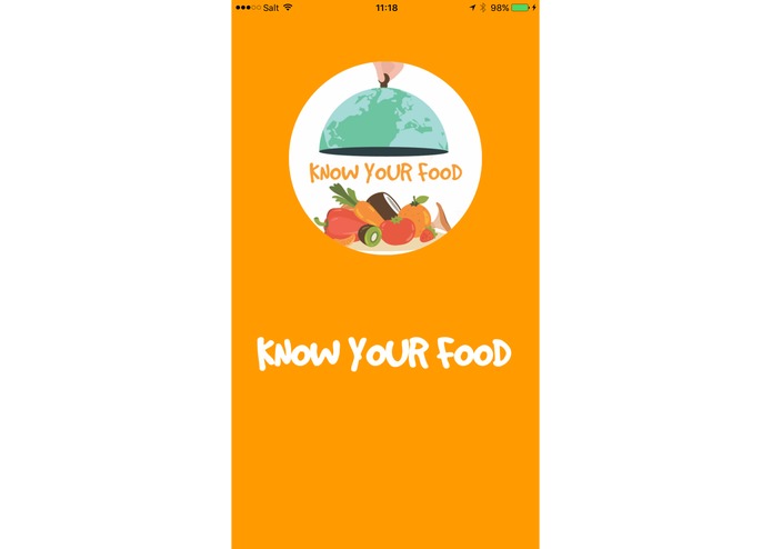 Know your food – screenshot 1