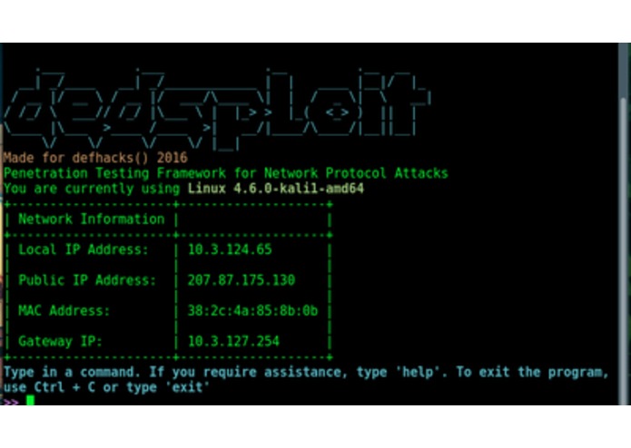 dedsploit – screenshot 1
