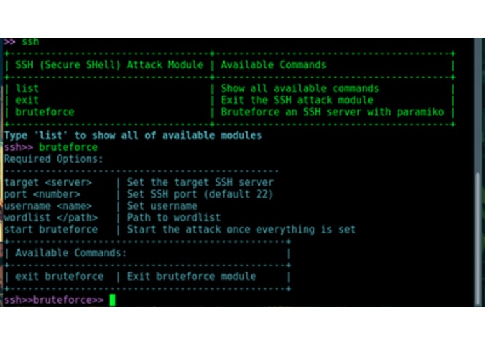 dedsploit – screenshot 3