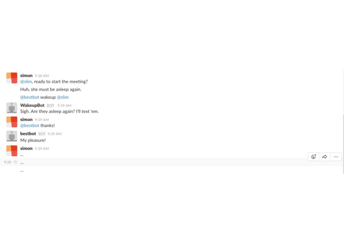 WakeupBot – screenshot 1