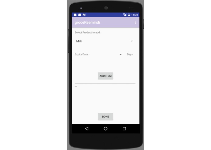 groceReemindr – screenshot 1