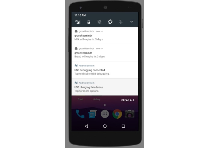 groceReemindr – screenshot 3