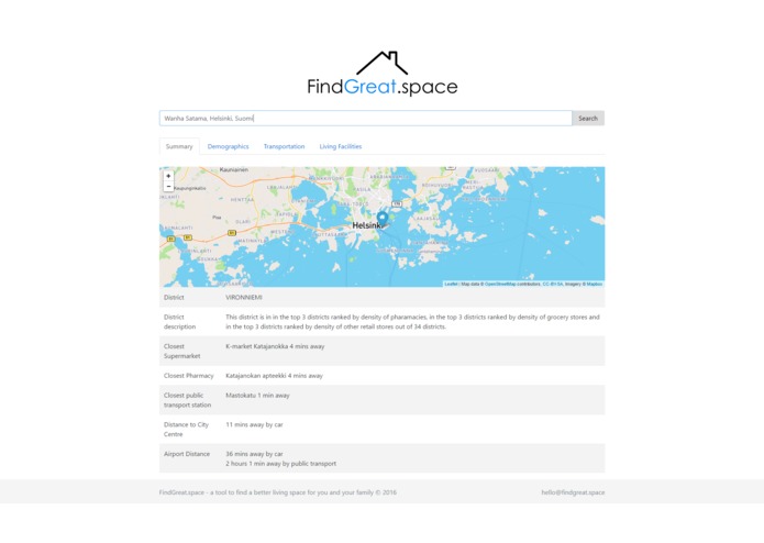 FindGreat.space – screenshot 1