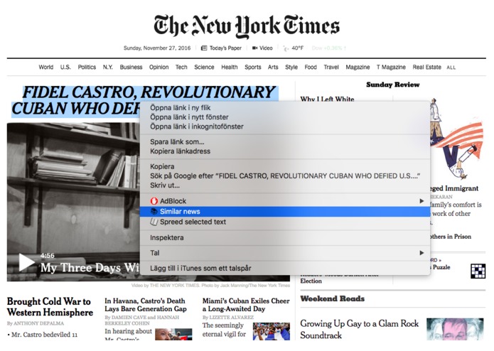 Presens — Multiple sources on news – screenshot 2