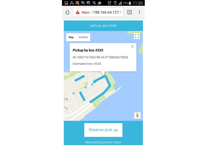 Virtual Bus stop – screenshot 1