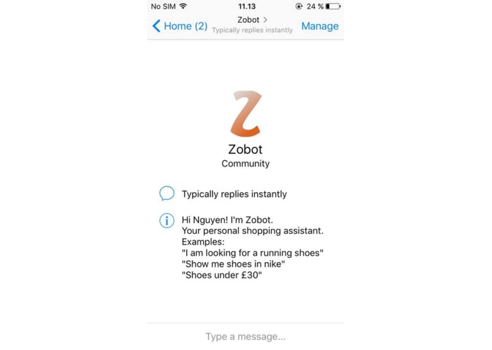 Zobot – screenshot 1