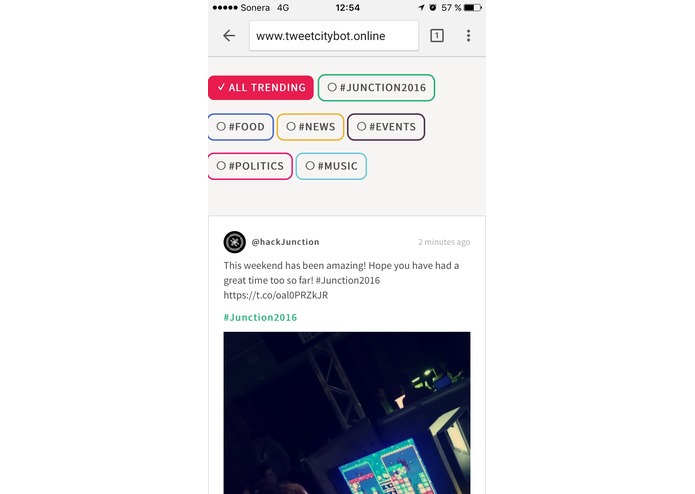 TweetCityBot – screenshot 5