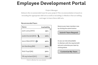 Team 8 - Employee Development Portal (EDP)