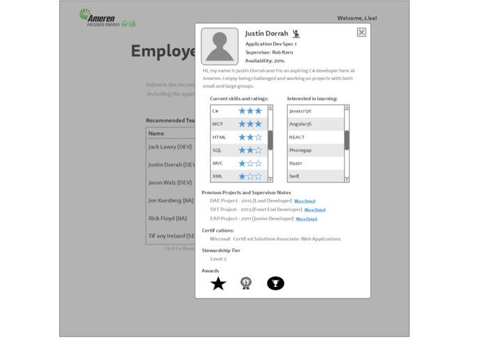 Team 8 - Employee Development Portal (EDP) – screenshot 2