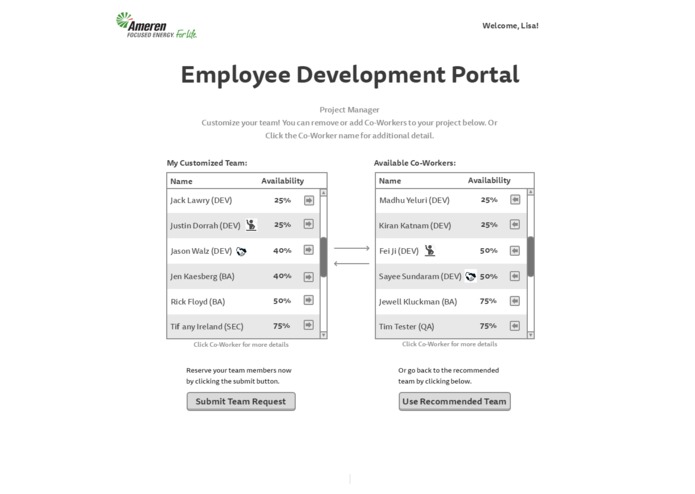 Team 8 - Employee Development Portal (EDP) – screenshot 3
